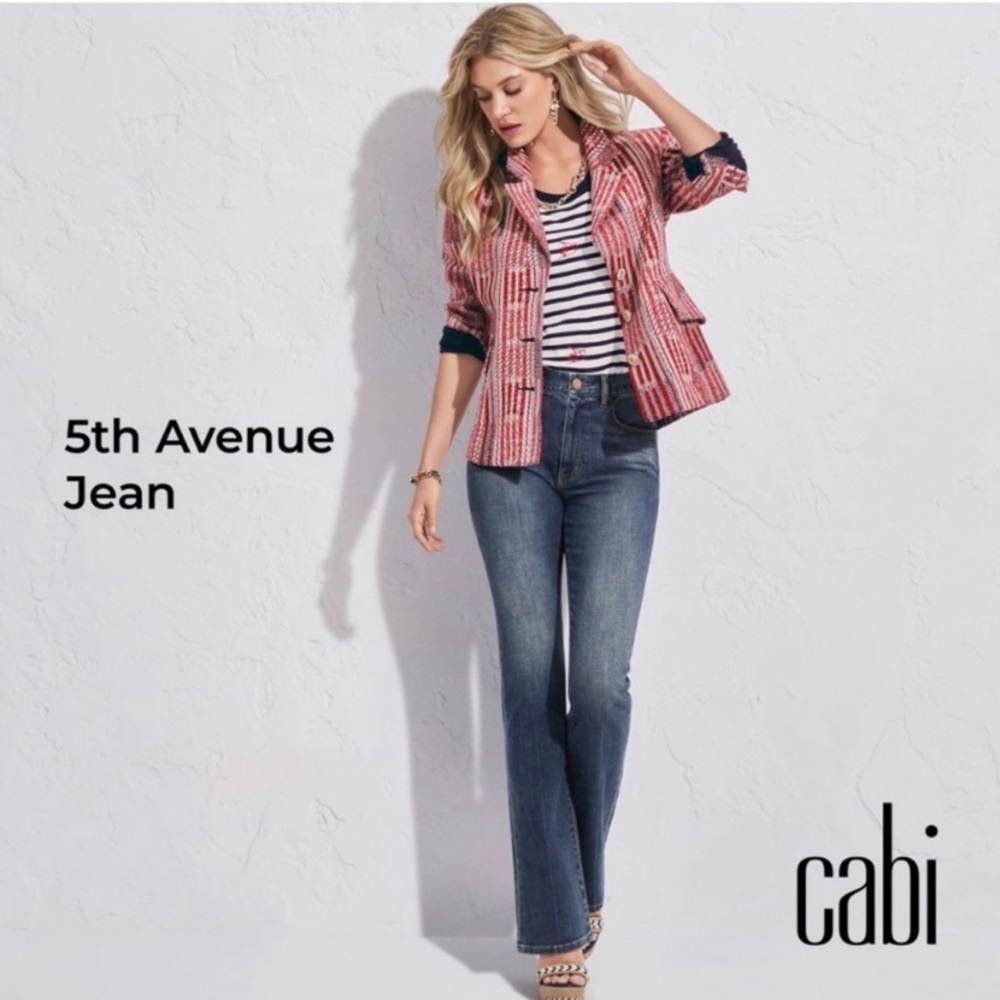CAbi Dark Blue Boot Cut Jeans